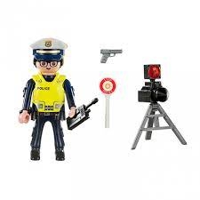 PLM 70305 POLITIEMAN MET FLITSCONTROLE (PLAYMOBIL SPECIAL PLUS)